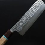 黑崎優 閃光 菜切 160mm SG2粉末HSS鋼 綠松石環柄