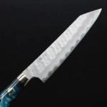 4 二唐刃物 切付蔬果 150mm SG2粉末HSS鋼 磨鎚目 壓克力柄