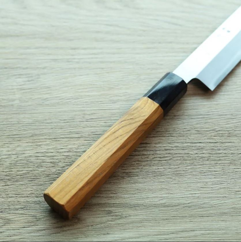 明神利器製作所 初心 柳刃 300mm 銀三鋼 付刀鞘