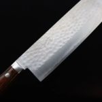 4 增谷訓生 寬版菜切刀 165mm VG1鋼 鎚目