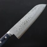 5 增谷訓生 三德刀 170mm VG10鋼 彩流 藍柄