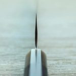 二唐刃物 切付牛刀 210mm SG2粉末HSS鋼 磨鎚目