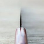 5 安立打刃物 三德刀 165mm VG10 大馬士革