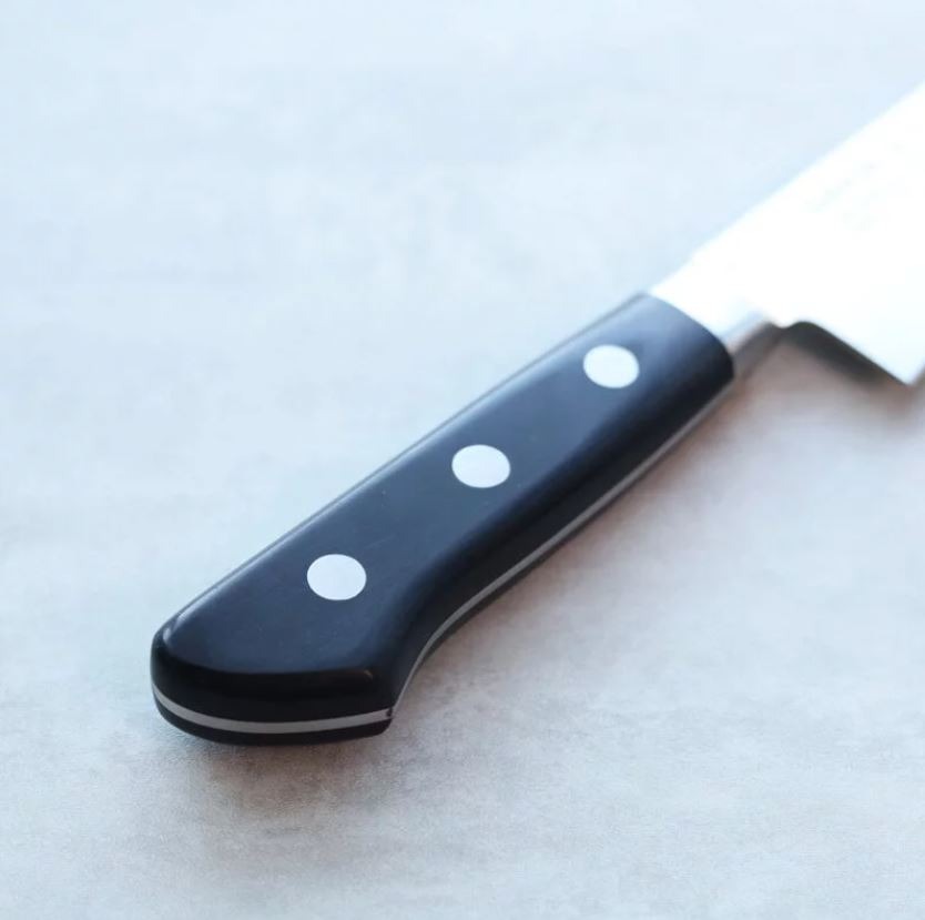 5 関龍作 三德 180mm AUS8鋼 洋柄