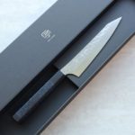 56 藍包丁 閃光藍天目 蔬果刀 150mm SG2鋼