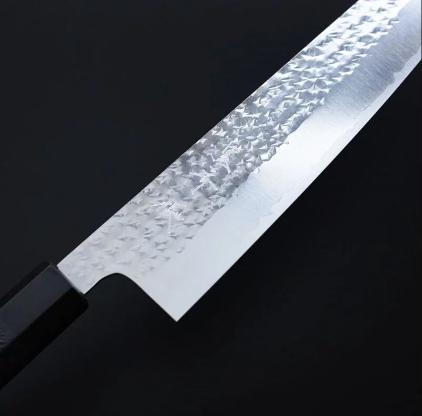 56 藍包丁 閃光藍天目 牛刀 240mm SG2鋼