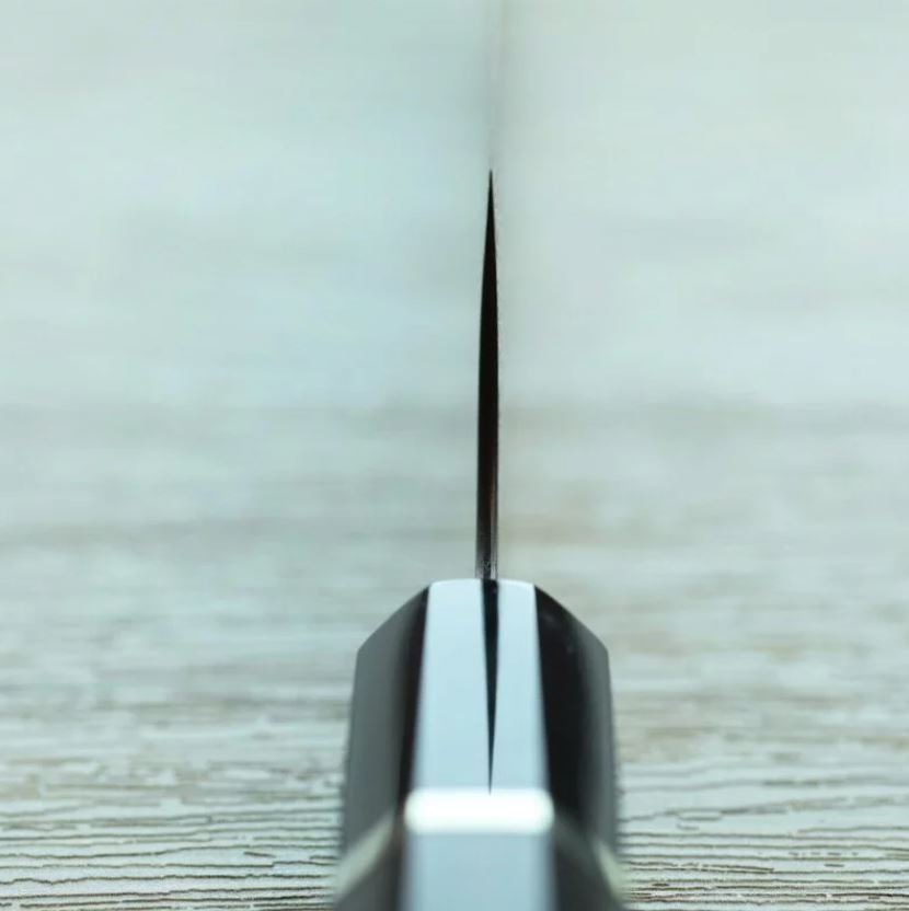 二唐刃物 切付牛刀 210mm SG2粉末HSS鋼 暗紋