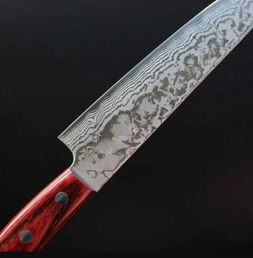 安立勝重 蔬果刀 150mm VG10 大馬士革