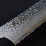 堺孝行 和劍型牛刀 190mm VG10鋼 群青龜甲七彩柄 33層鎚目大馬士革