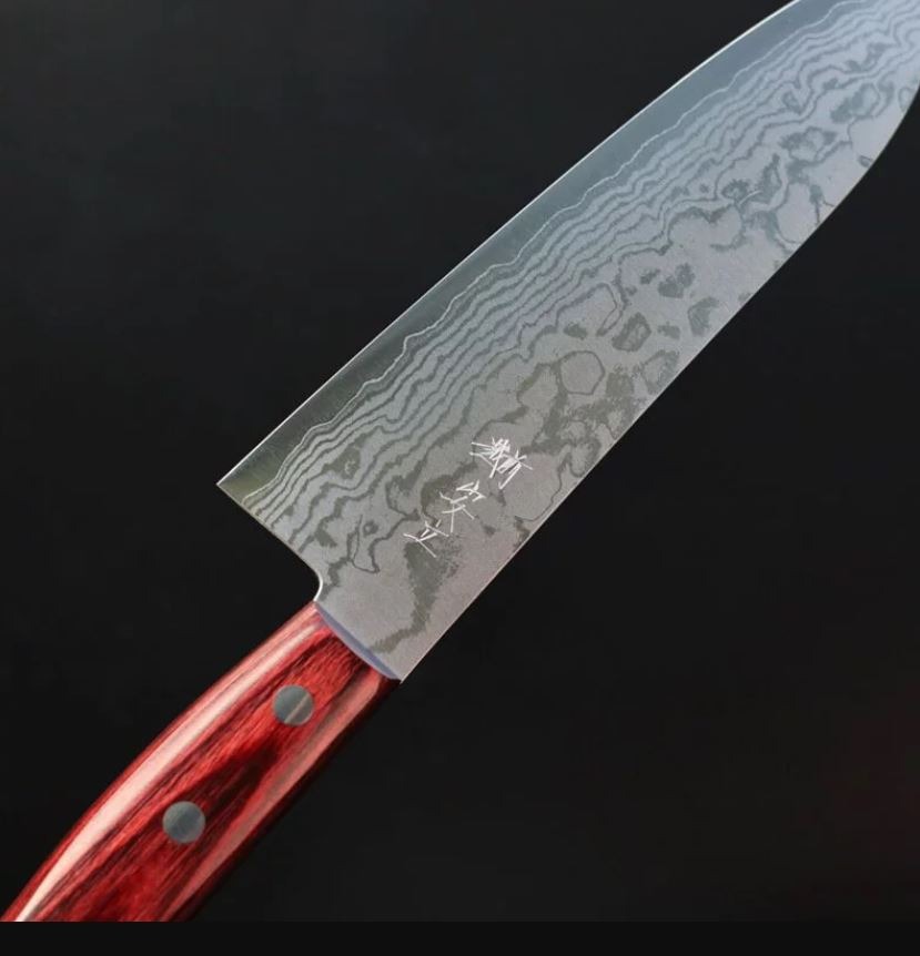 6 安立打刃物 三德刀 165mm VG10 大馬士革