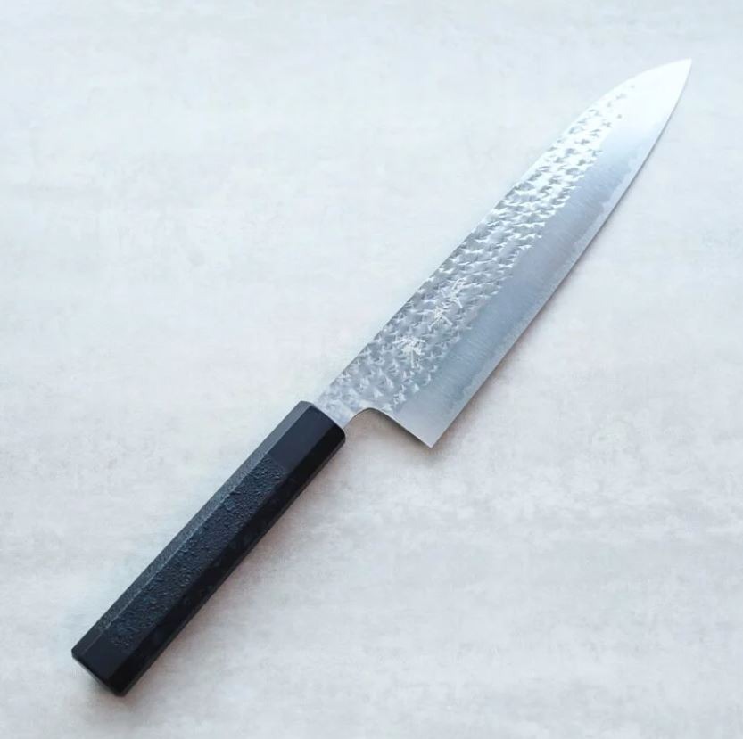 6 藍包丁 閃光藍天目 牛刀 210mm SG2鋼