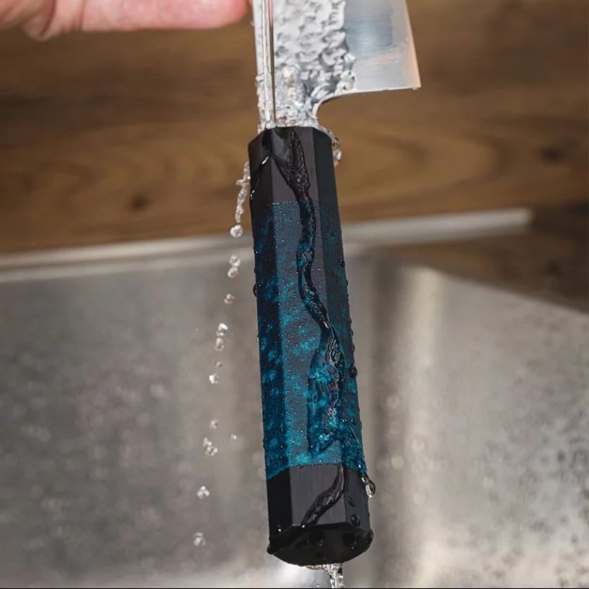 6 藍包丁 閃光藍天目 牛刀 240mm SG2鋼