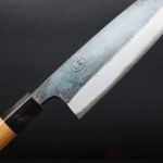 66 土佐打刃物 初心 牛刀 240mm 青紙鋼 黑打雲隱