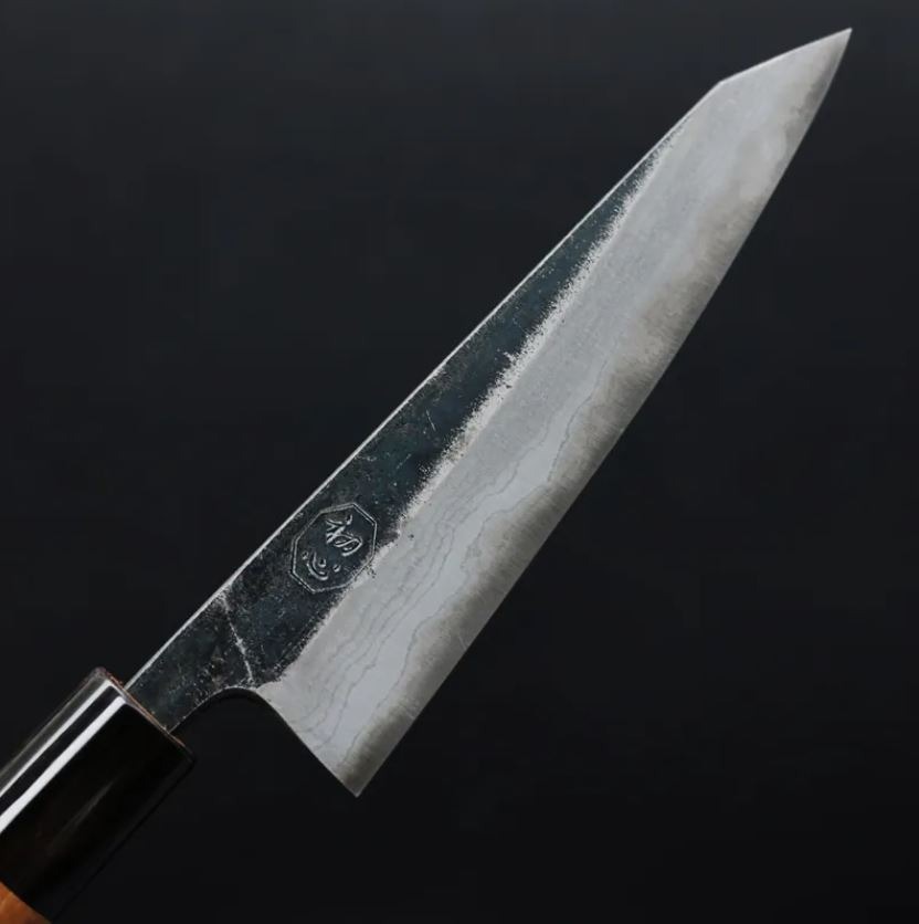7 土佐打刃物 初心 骨刻 150mm 青紙鋼 黑打雲隱