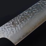 8 堺孝行 和劍型牛刀 190mm VG10鋼 群青珍珠七彩柄 33層鎚目大馬士革