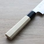 8 佑成 切付牛刀 240mm ZDP189粉末HSS鋼/窄版