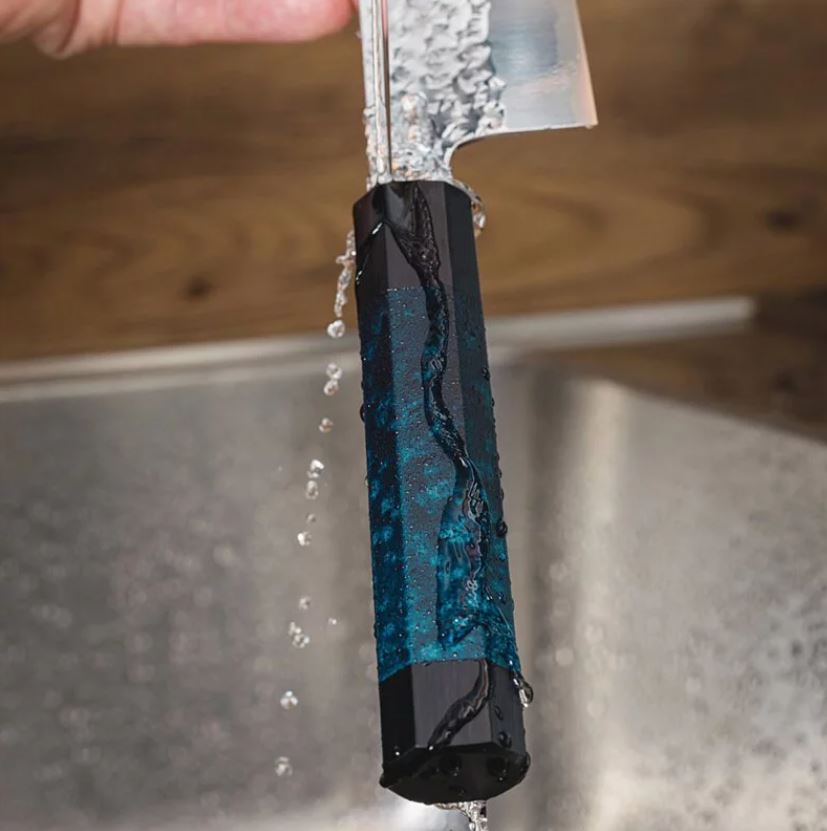 9 藍包丁 閃光藍天目 牛刀 210mm SG2鋼