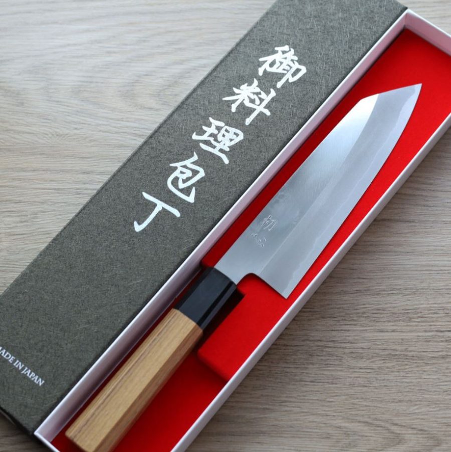 p 初心 白浜 文化刀 180mm 白紙鋼