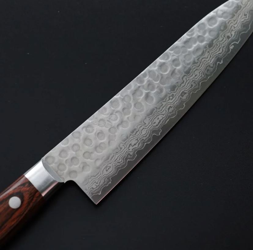 r 恆久 牛刀 180mm VG10鋼 墨流鎚目 洋柄