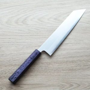 恆久 切付牛刀 210mm 白紙鋼 樫紫柄
