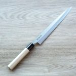 正本總本店 霞柳刃 240mm 白紙鋼