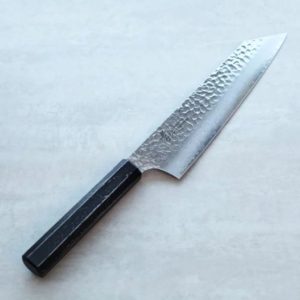 堺孝行 和劍型牛刀 190mm VG10鋼 黑檀七彩柄 33層鎚目 大馬士革