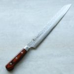 堺孝行 劍型柳刃 270mm VG10鋼 33層鎚目大馬士革 洋柄