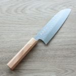 黑崎真 三德 165mm SG2粉末HSS鋼 櫻花鎚目