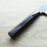 擷取-2 二唐刃物 牛刀 240mm SG2粉末HSS鋼 黑打鎚目