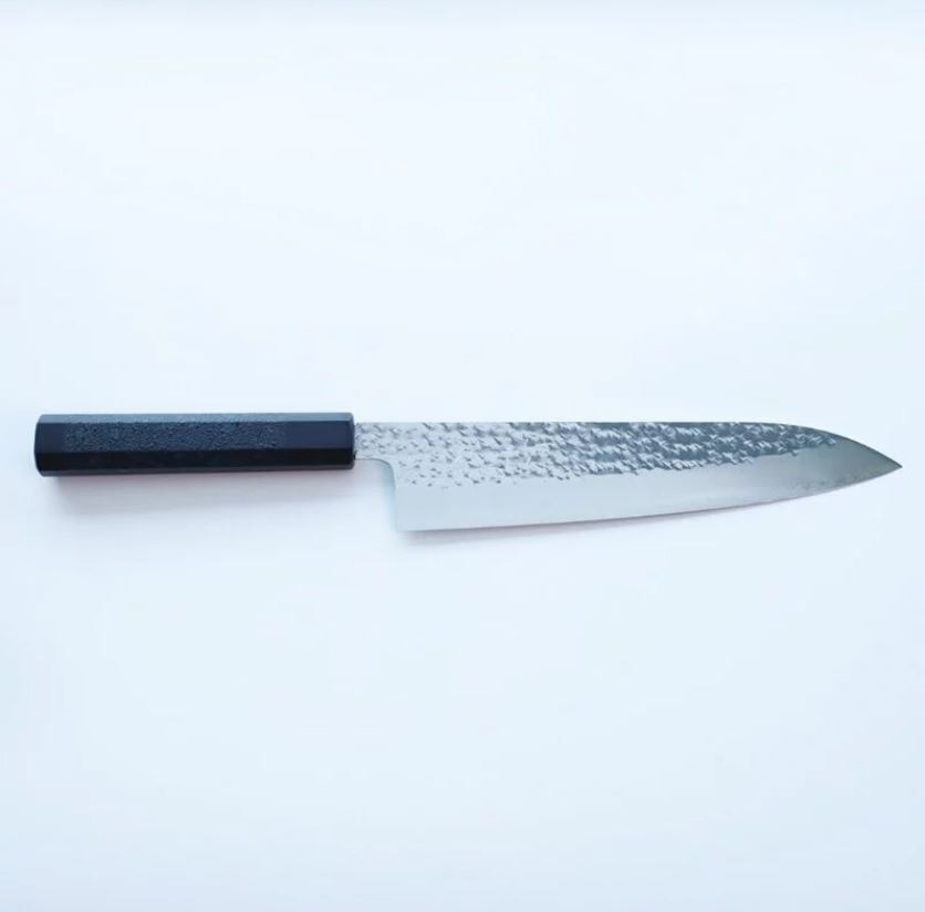 擷取 藍包丁 閃光藍天目 牛刀 210mm SG2鋼