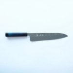 擷取 藍包丁 閃光藍天目 牛刀 240mm SG2鋼