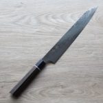 関兼次 瑞雲 筋引 240mm SG2粉末綱/附刀鞘 大馬士革