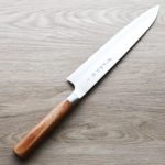 加茂勝康 牛刀 240mm VG10鋼<br>大馬士革