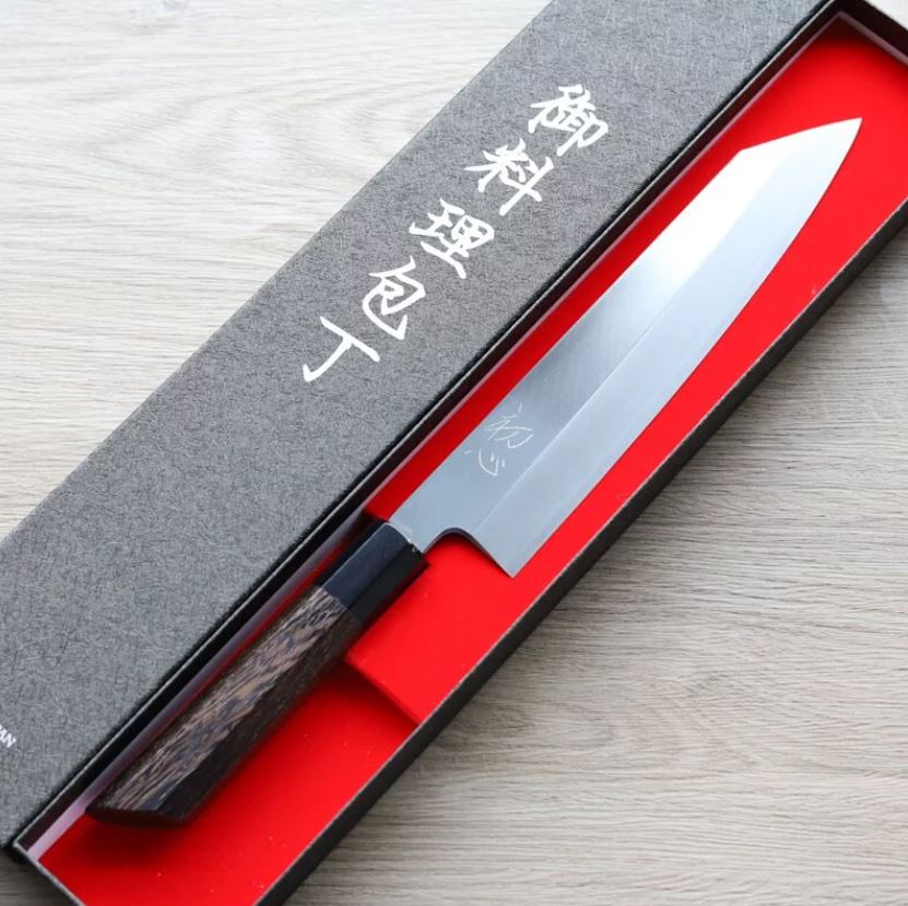 擷取1 明神利器製作所 初心 單刃切付牛刀 240mm 白紙鋼