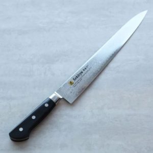 関龍作 筋引 270mm VG10鋼 33層大馬士革 洋柄