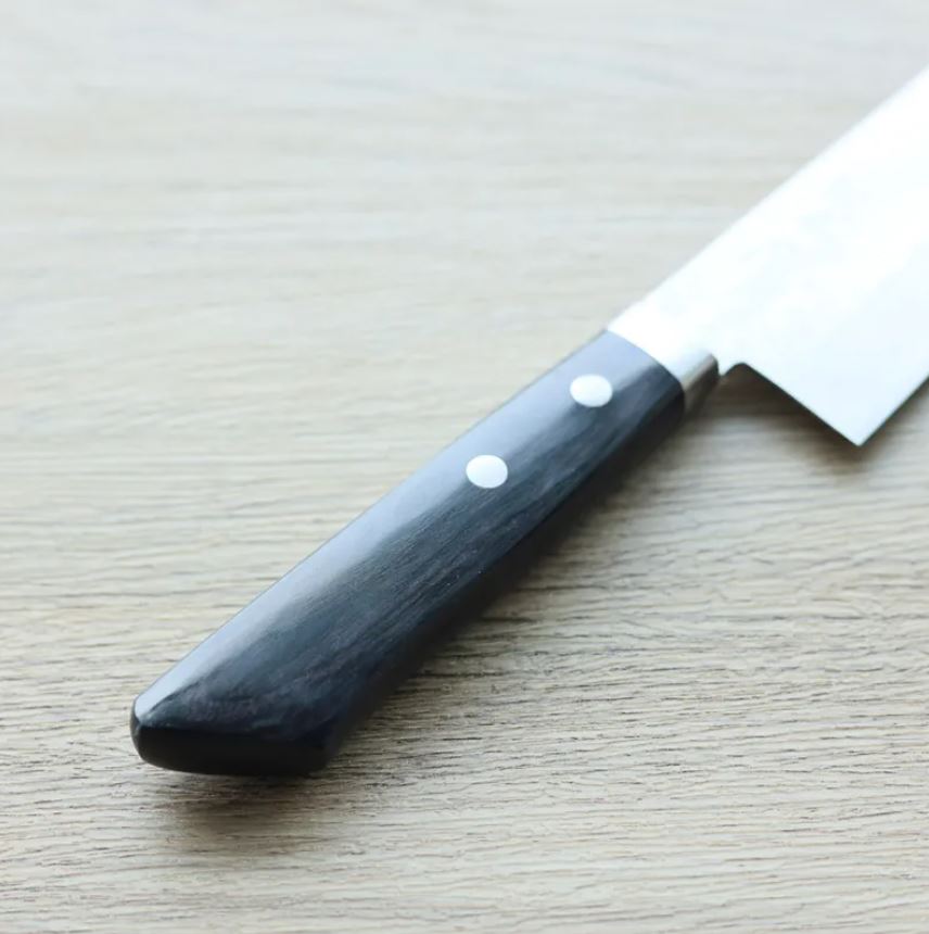 1 增谷訓生 三德刀 165mm VG10鋼 大馬士革