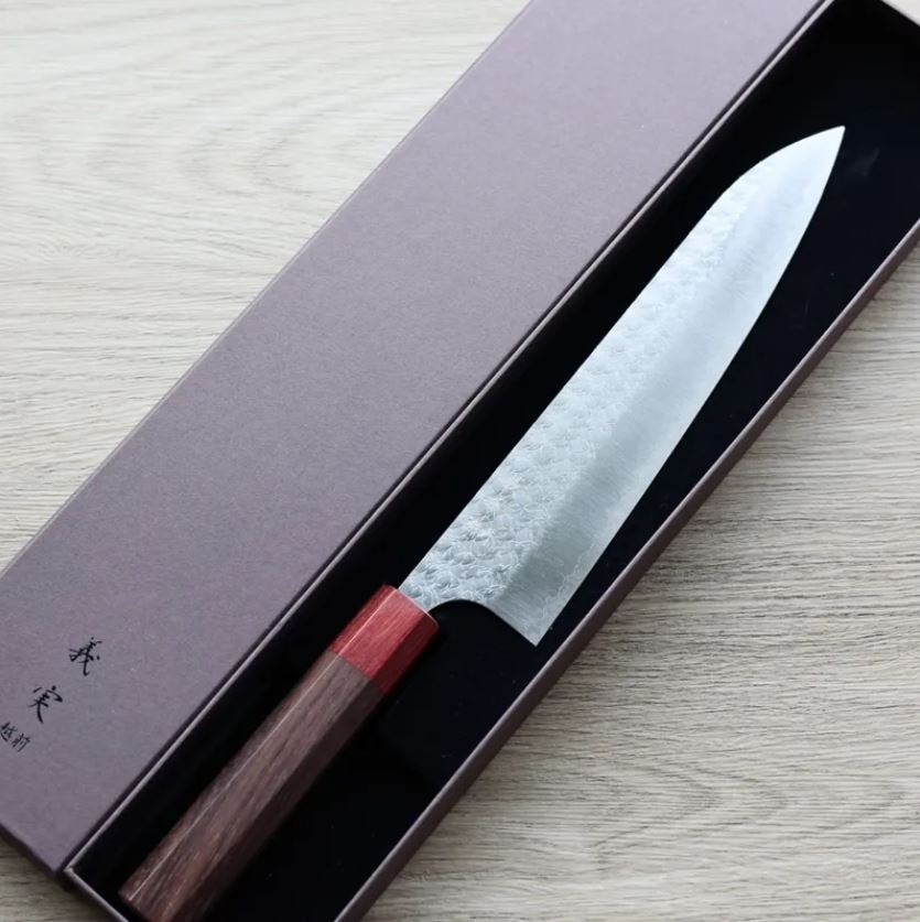 加藤義實 水波 牛刀 210mm SG2粉末HSS鋼