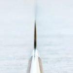 2 佐治武士 牛刀 240mm VG10鋼 31層鎳染大馬士革 沙漠鐵木柄