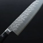 高村刃物 三德刀 170mm VG10 鎚目