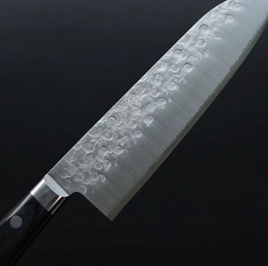 高村刃物 三德刀 170mm VG10 鎚目