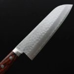 6 增谷訓生 三德刀 165mm VG1鋼 鎚目