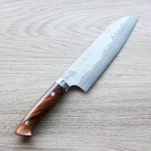 佐治武士 三德 180mm 佐治武士 三德 180mm VG10鋼 31層鎳染大馬士革 沙漠鐵木柄