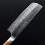 加茂勝康 菜切刀 165mm VG10鋼 大馬士革 (1) 加茂勝康 菜切刀 165mm VG10鋼<br>大馬士革