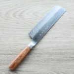 加茂勝康 菜切刀 165mm VG10鋼 大馬士革 (2) 加茂勝康 菜切刀 165mm VG10鋼<br>大馬士革