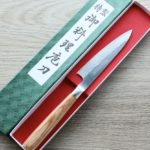 加茂勝康 蔬果刀 120mm VG10鋼 大馬士革 (2) 加茂勝康 蔬果刀 120mm VG10鋼 大馬士革