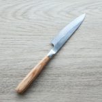 加茂勝康 蔬果刀 120mm VG10鋼 大馬士革 (4) 加茂勝康 蔬果刀 120mm VG10鋼 大馬士革