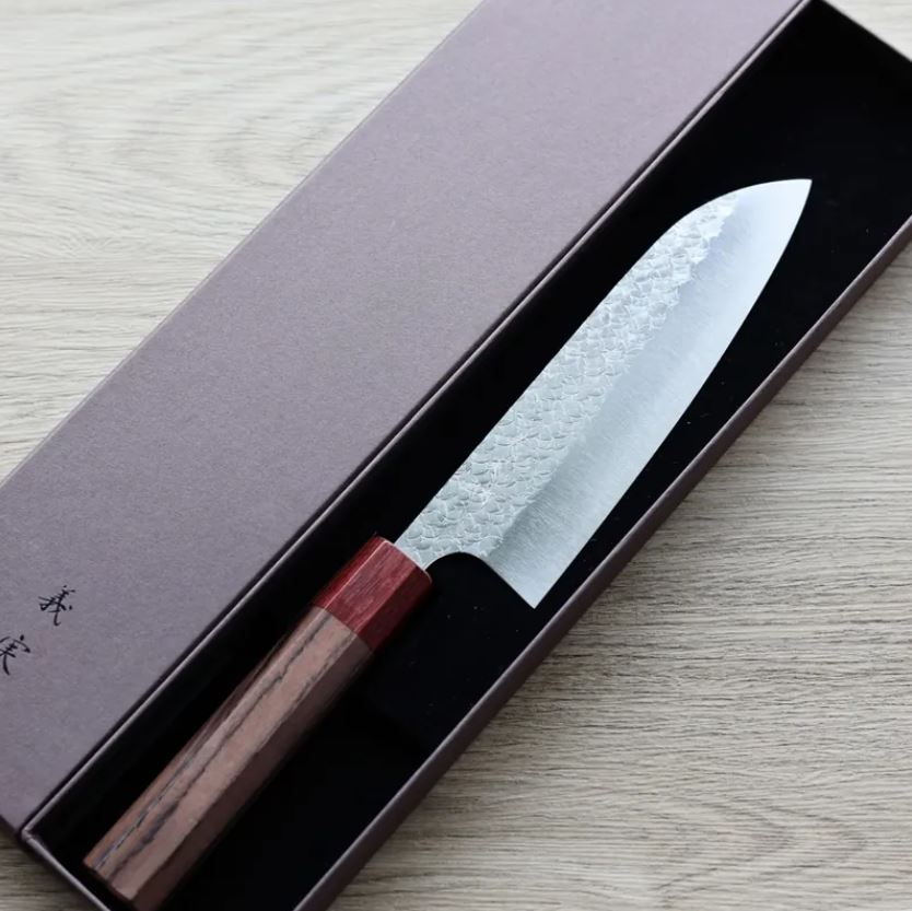 加藤義實 水波 三德刀 170mm SG2粉末HSS鋼