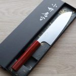 小林包丁 三德刀 170mm SG2粉末HSS鋼 七角柄 (獨家簽名版)