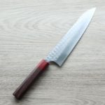 加藤義實 水波 牛刀 210mm SG2粉末HSS鋼