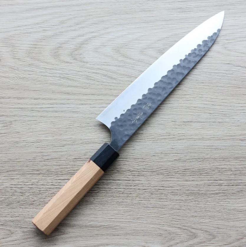 昌景 小石 牛刀 210mm 青紙超級鋼-1 昌景 小石 牛刀 210mm 青紙超級鋼